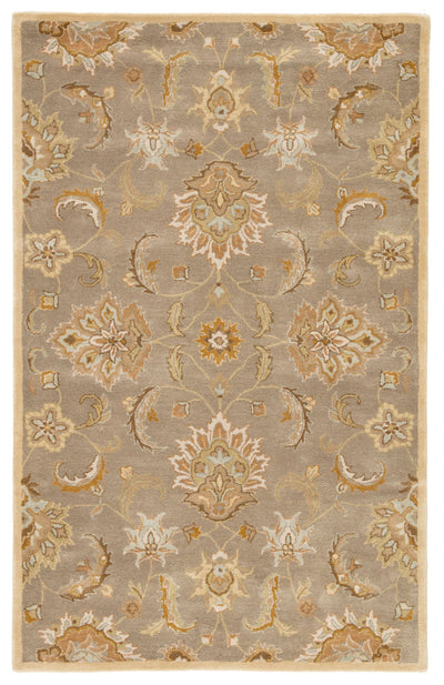 product image for my14 abers handmade floral gray beige area rug design by jaipur 1 56