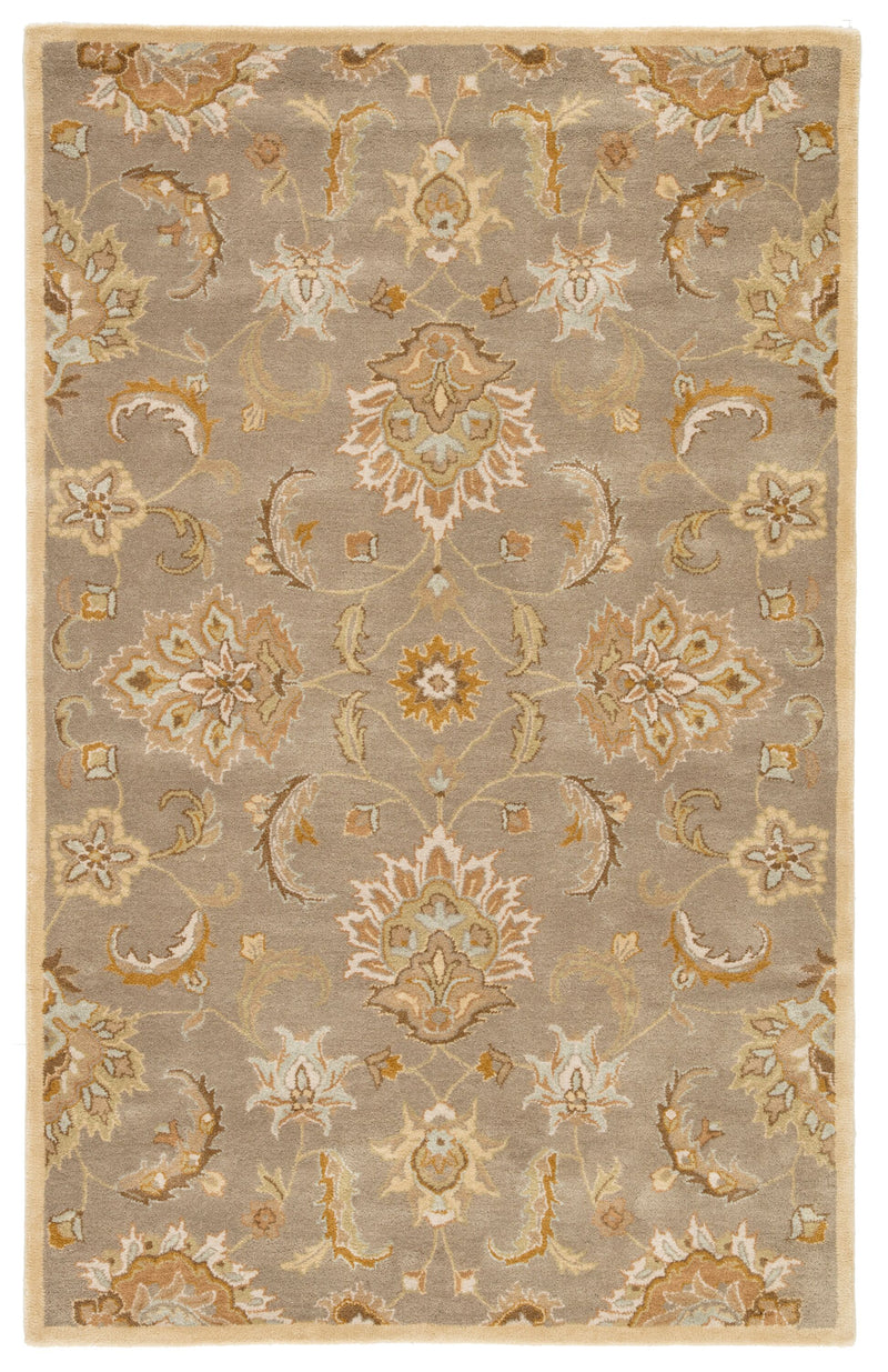 media image for my14 abers handmade floral gray beige area rug design by jaipur 1 265