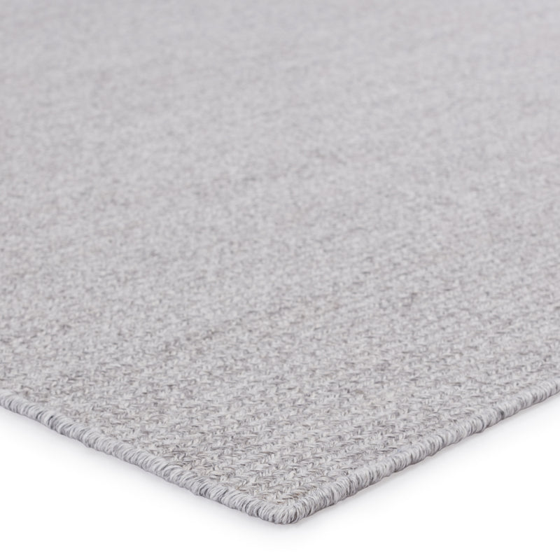 media image for Maracay Indoor/Outdoor Solid Light Grey & White Rug by Jaipur Living 213