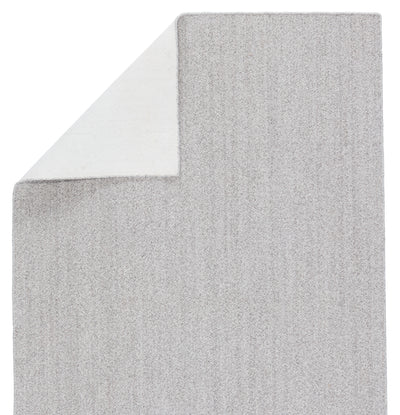 product image for Maracay Indoor/Outdoor Solid Light Grey & White Rug by Jaipur Living 75