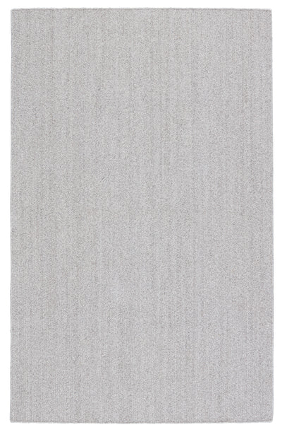 product image for Maracay Indoor/Outdoor Solid Light Grey & White Rug by Jaipur Living 6