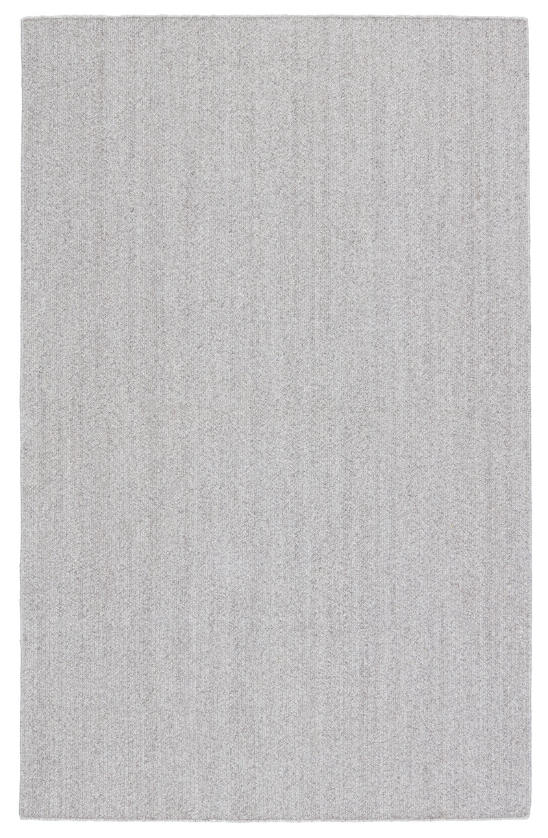 media image for Maracay Indoor/Outdoor Solid Light Grey & White Rug by Jaipur Living 227