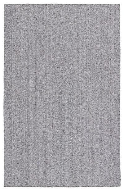 product image for Maracay Indoor/Outdoor Solid Black & White Rug by Jaipur Living 79
