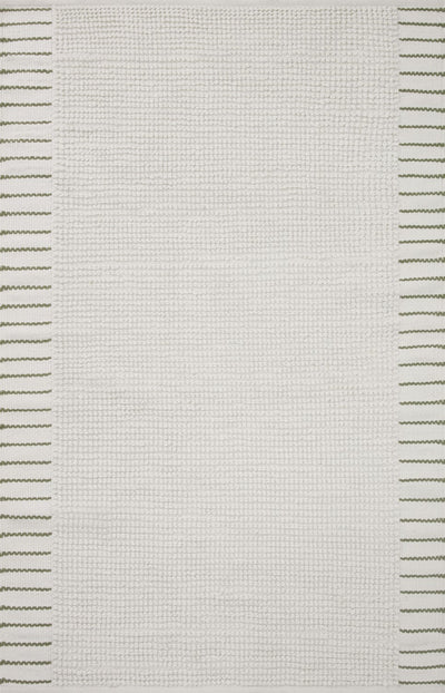 product image of Sadie Hand Woven White Rug 1 559