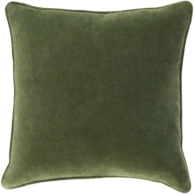 product image of Safflower SAFF-7194 Velvet Pillow in Grass Green by Surya 535