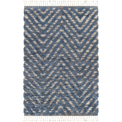 product image for Sahara SAH-2304 Hand Knotted Rug in Medium Gray & Navy by Surya 46
