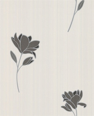 product image for sample simplicity wallpaper in black white graham and brown 2 32