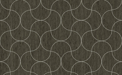 product image of sample of abstract design damask in black and white seabrook designs 1 592