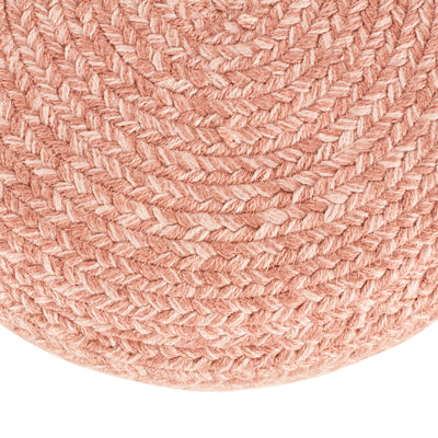 product image for Saba Solar Grayton Indoor/Outdoor Heather Light Pink Pouf 2 55