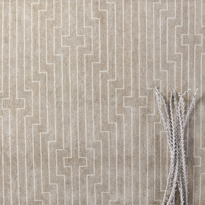 product image for Alloy Handmade Striped Light Taupe & White Rug by Jaipur Living 66