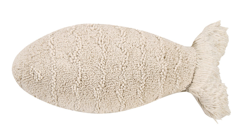 media image for baby fish cushion in natural design by lorena canals 1 254
