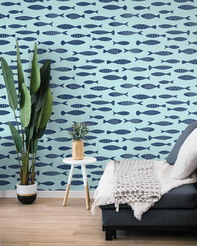 product image for Bay Fish Wallpaper in Bahama 40