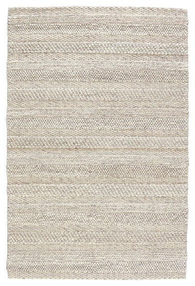 product image for Scandinavia Dula Handwoven Lagom Ivory & Light Gray Rug 1 15