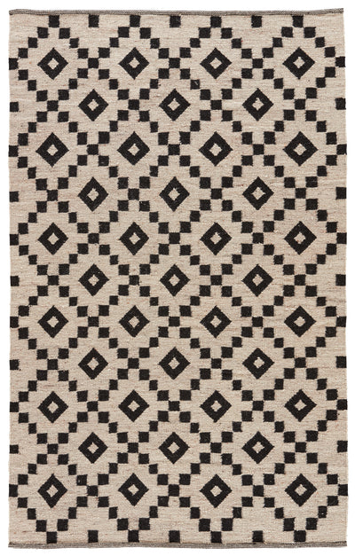 product image of croix geometric rug in turtledove jet black design by jaipur 1 547