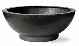 media image for Shallow Bowl Planter in Faux Lead Finish design by Capital Garden Products 295