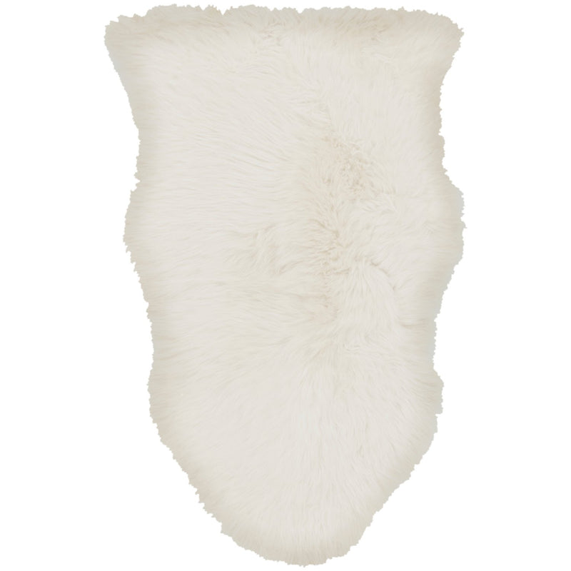 media image for Sheepskin SHS-9600 Hand Crafted Rug in Ivory by Surya 264