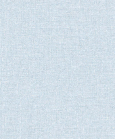 product image of Soft Linen Wallpaper in Blue Fog from the Simple Life Collection by Seabrook Wallcoverings 554