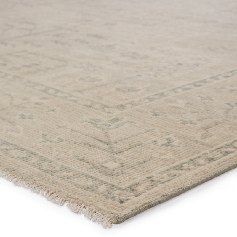 media image for Ginerva Hand-Knotted Oriental Cream & Green Rug by Jaipur Living 27