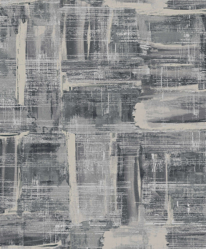 media image for Abstract Wallpaper in Silver Grey 290