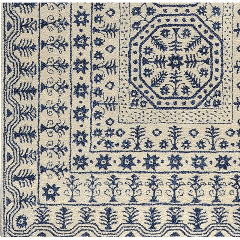 media image for Smithsonian SMI-2113 Hand Tufted Rug in Denim & Khaki by Surya 20