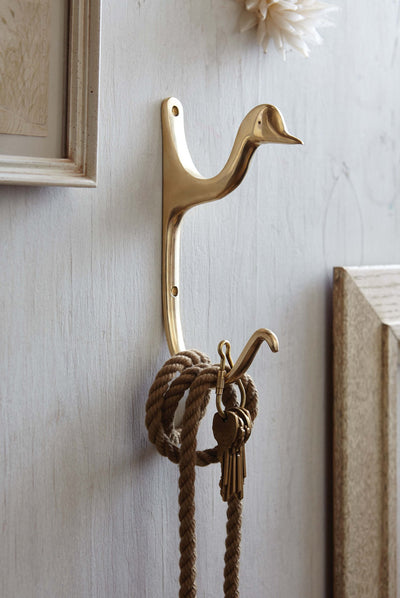 product image for brass duck hook design by sir madam 2 41