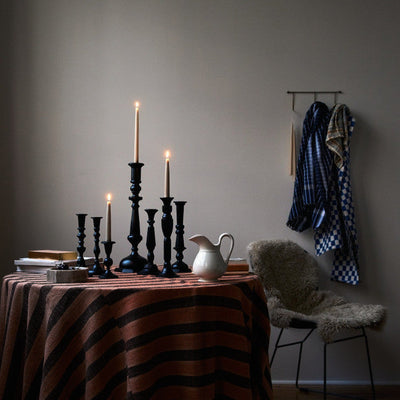 product image for Black Lacquer Georgian Altar Candlestick - Room1 83
