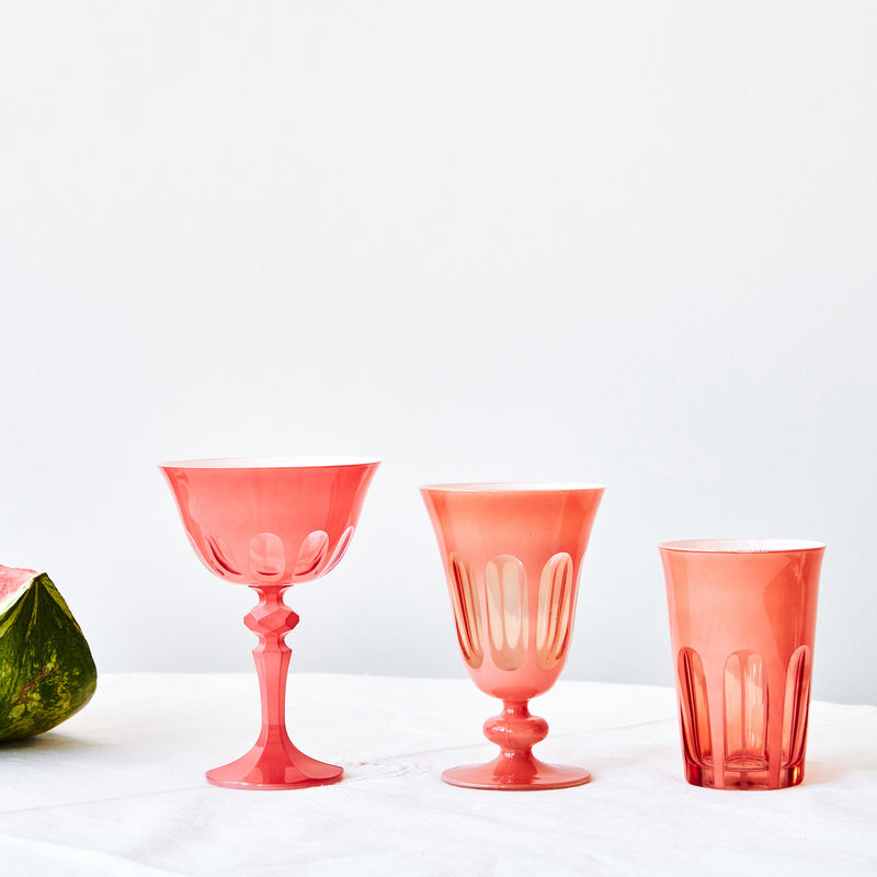 media image for rialto coupe glassware in various colors by sir madam 15 237