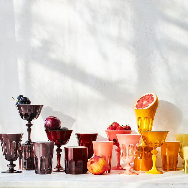 media image for rialto coupe glassware in various colors by sir madam 14 259