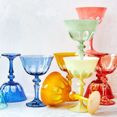 product image for rialto coupe glassware in various colors by sir madam 7 73