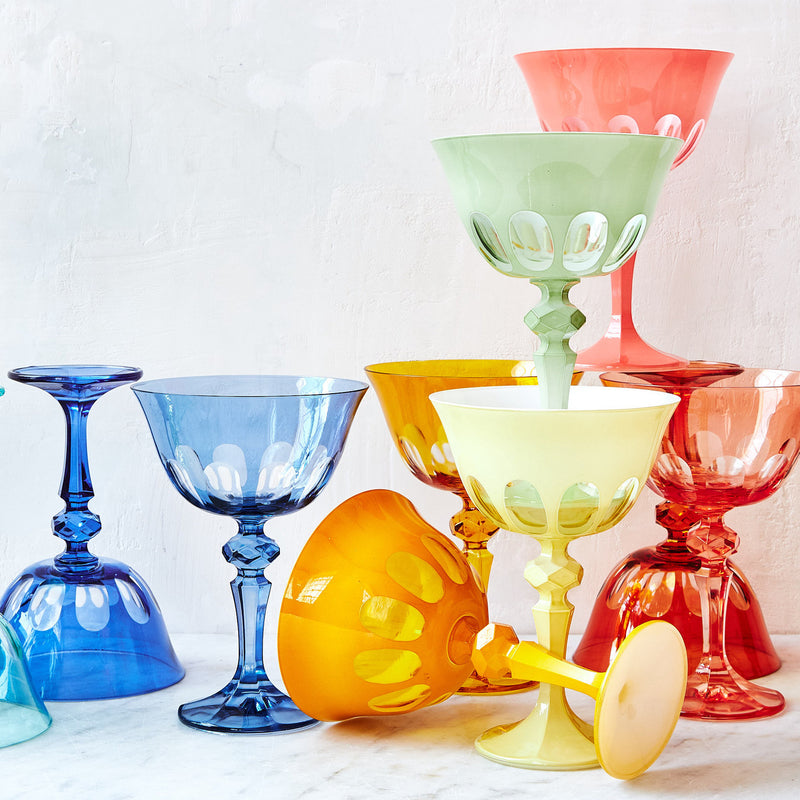 media image for rialto coupe glassware in various colors by sir madam 7 290