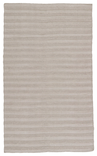 product image for Miradero Indoor/Outdoor Striped Light Grey Rug by Jaipur Living 79