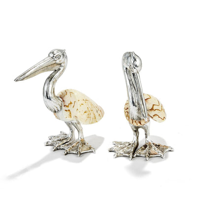 product image of Shell Sculpture Pelicans Set Of 2 By Tozai Snd101 S2 1 539