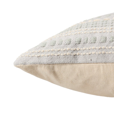 product image for velika striped light blue cream down pillow by jaipur living plw104002 2 52