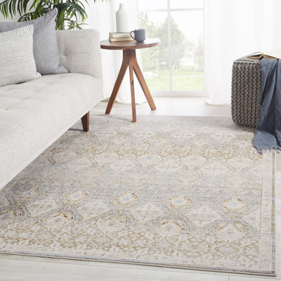 product image for Hakeem Oriental Gray & Gold Rug by Jaipur Living 96