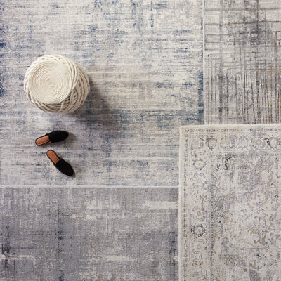 product image for Solace Werner Gray & Blue Rug 5 3