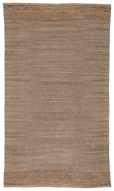product image of Curran Natural Border Gray/ Tan Rug by Jaipur Living 557