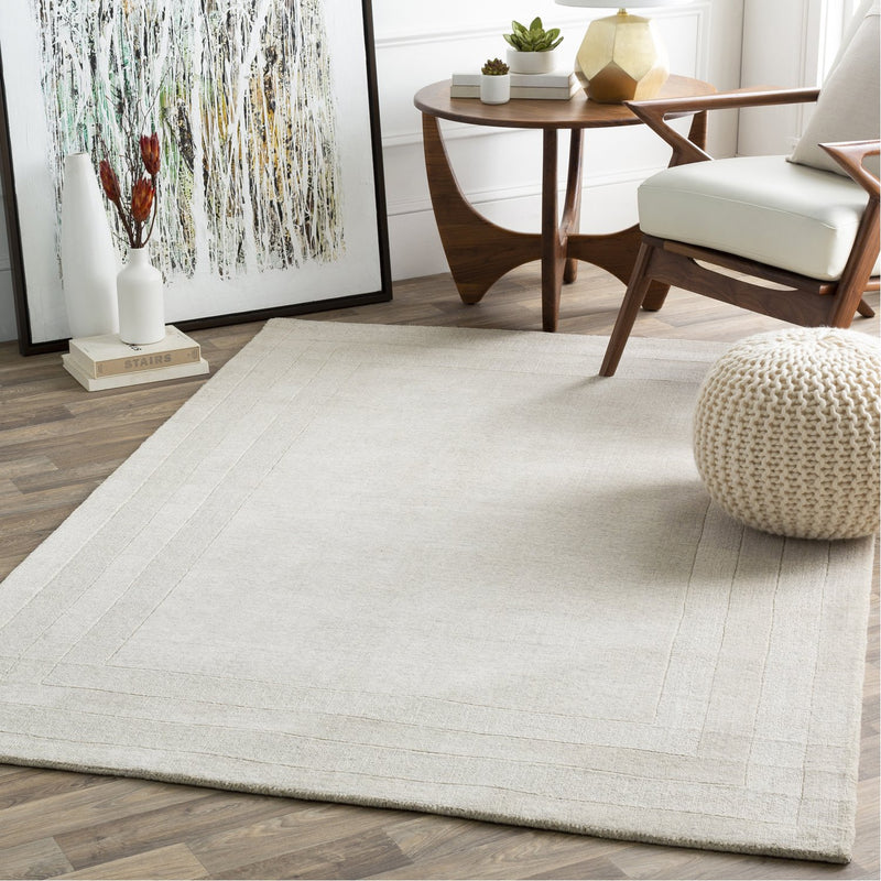 media image for Sorrento SOT-2300 Hand Tufted Rug in Ivory & Taupe by Surya 261