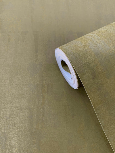 product image for Tonal Plain Industrial Wallpaper in Gold 72