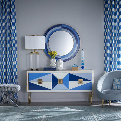 product image for harlequin round mirror by jonathan adler 10 56