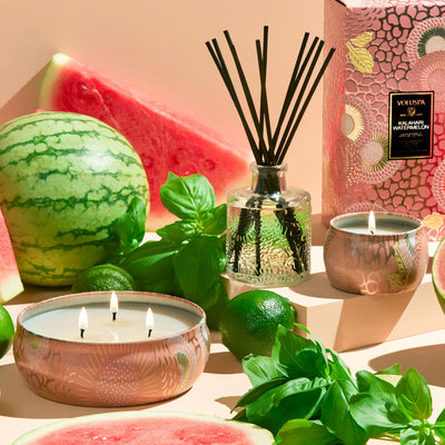 product image for kalahari watermelon 3 wick tin candle 5 80