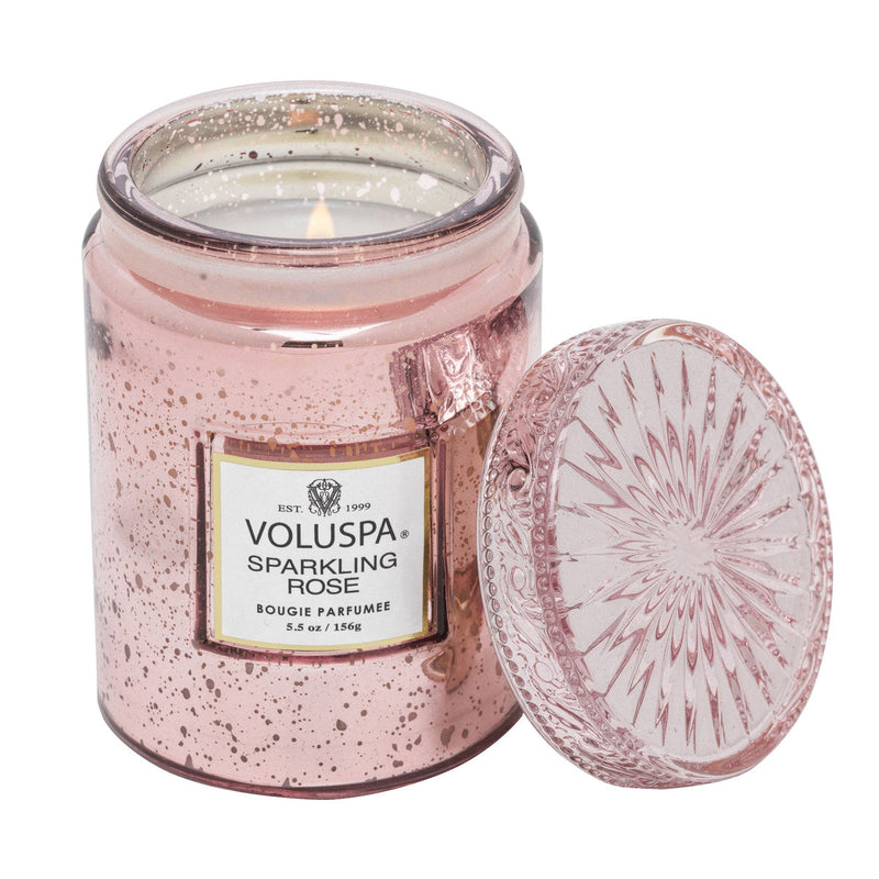 media image for sparkling rose small jar candle 1 231