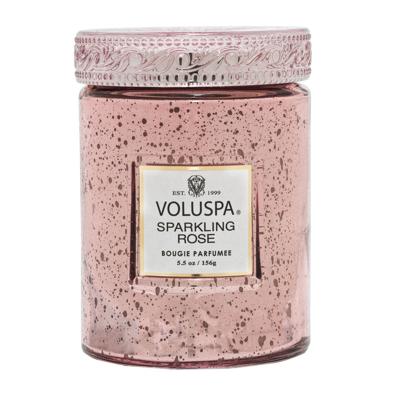 media image for sparkling rose small jar candle 2 286
