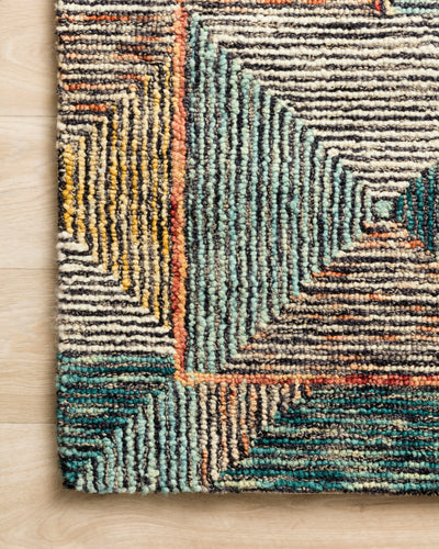 product image for Spectrum Rug in Lagoon / Spice by Loloi II 95