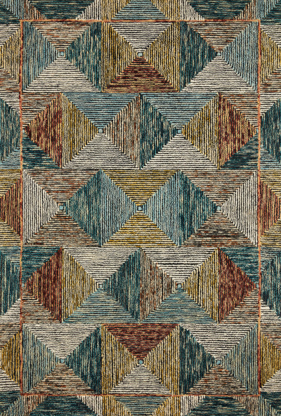 product image for Spectrum Rug in Lagoon / Spice by Loloi II 31