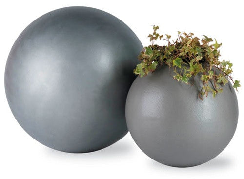 media image for Geo Sphere Planters in Aluminum design by Capital Garden Products 24