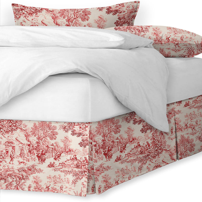media image for maison toile red bedding by 6ix tailors mai gen red cmf fd 3pc 7 277