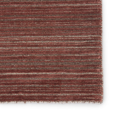 product image for Gradient Handmade Solid Rug in Red & Brown 84