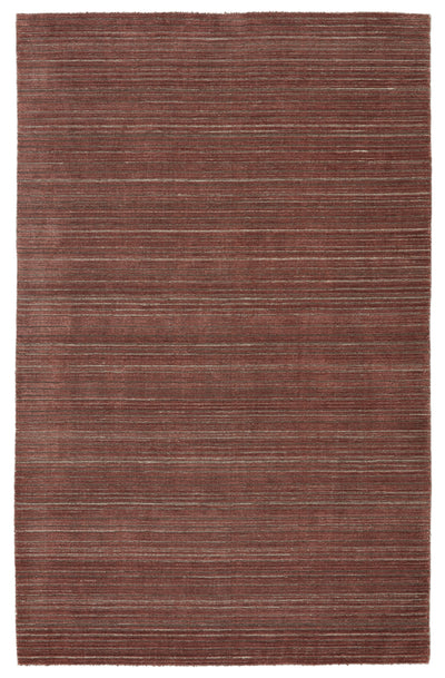 product image for Gradient Handmade Solid Rug in Red & Brown 14