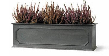 product image of Stuart Window Box in Faux Lead Finish design by Capital Garden Products 550