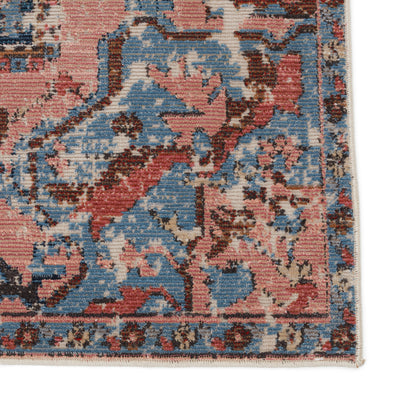 product image for Swoon Diem Indoor/Outdoor Blue & Pink Rug 4 67